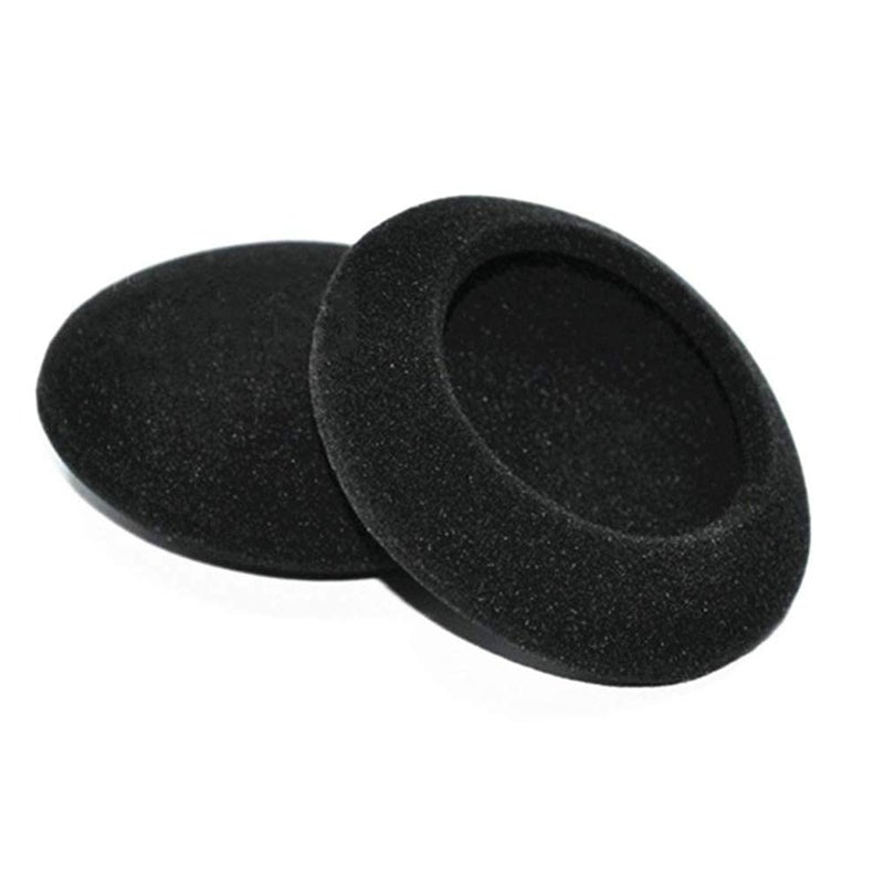Koffmon 5 Pairs SHB4000WT Earpads Replacement Foam Ear Pads Pillow Cushion Cover Cups Parts Compatible with Philips SHB4000 SHB 4000WT Headphones (Black) - Image 1
